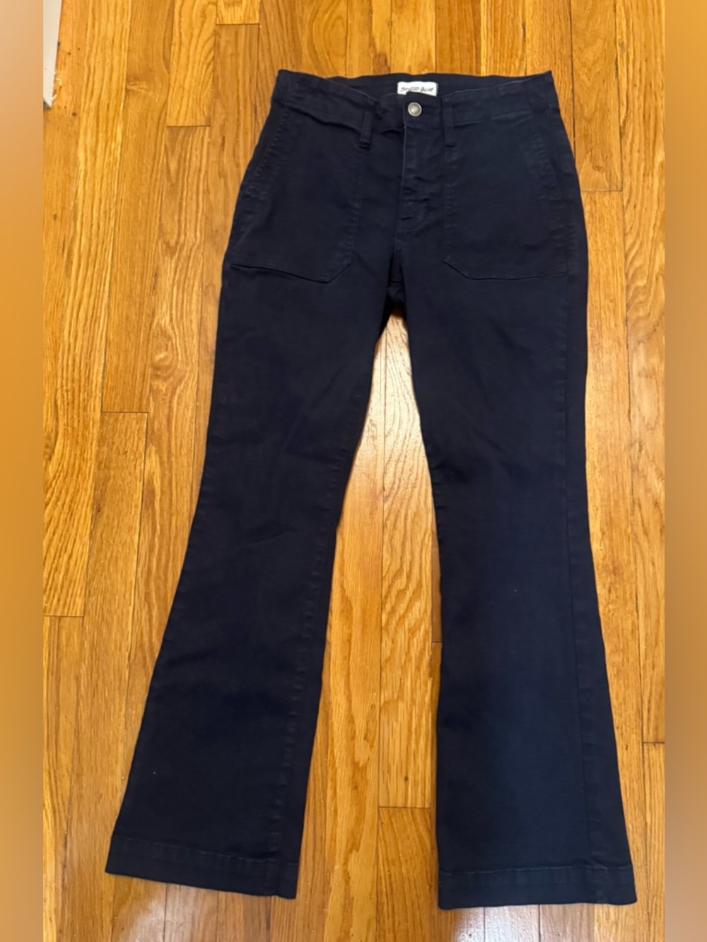 Studio Blue Dark Navy High-Rise Pants